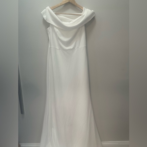 Lulu's Elegant White Strapless Dress - Picture 3 of 8